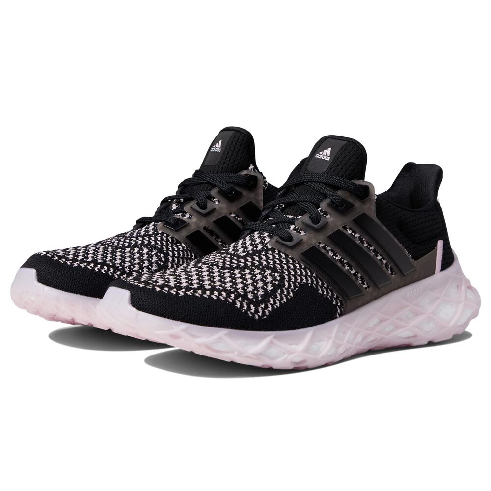 Adidas Ultraboost Web DNA Women's Running Shoes Black/Black/Clear Pink Size 6
